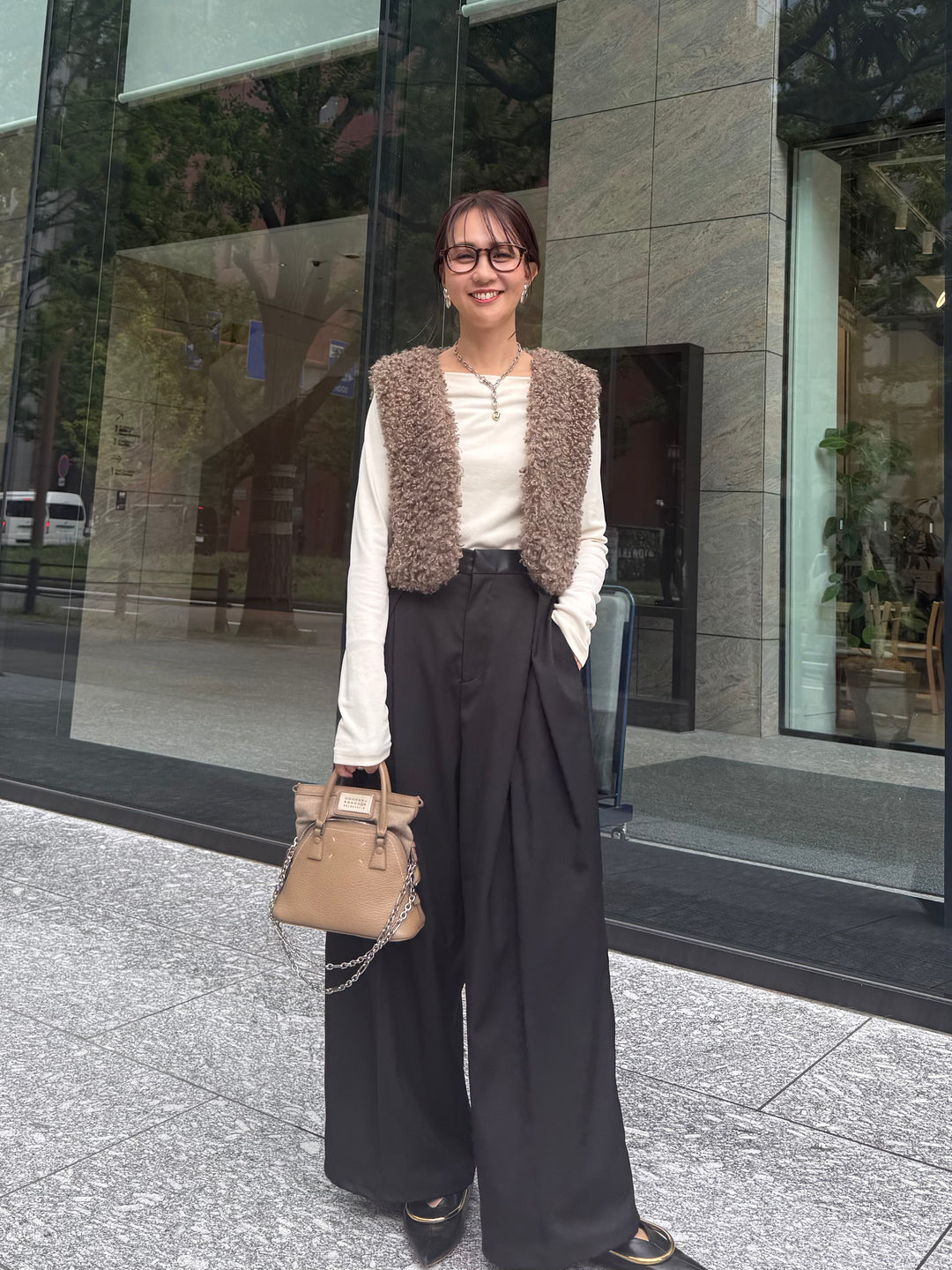 ツイルタックパンツ / ブラック