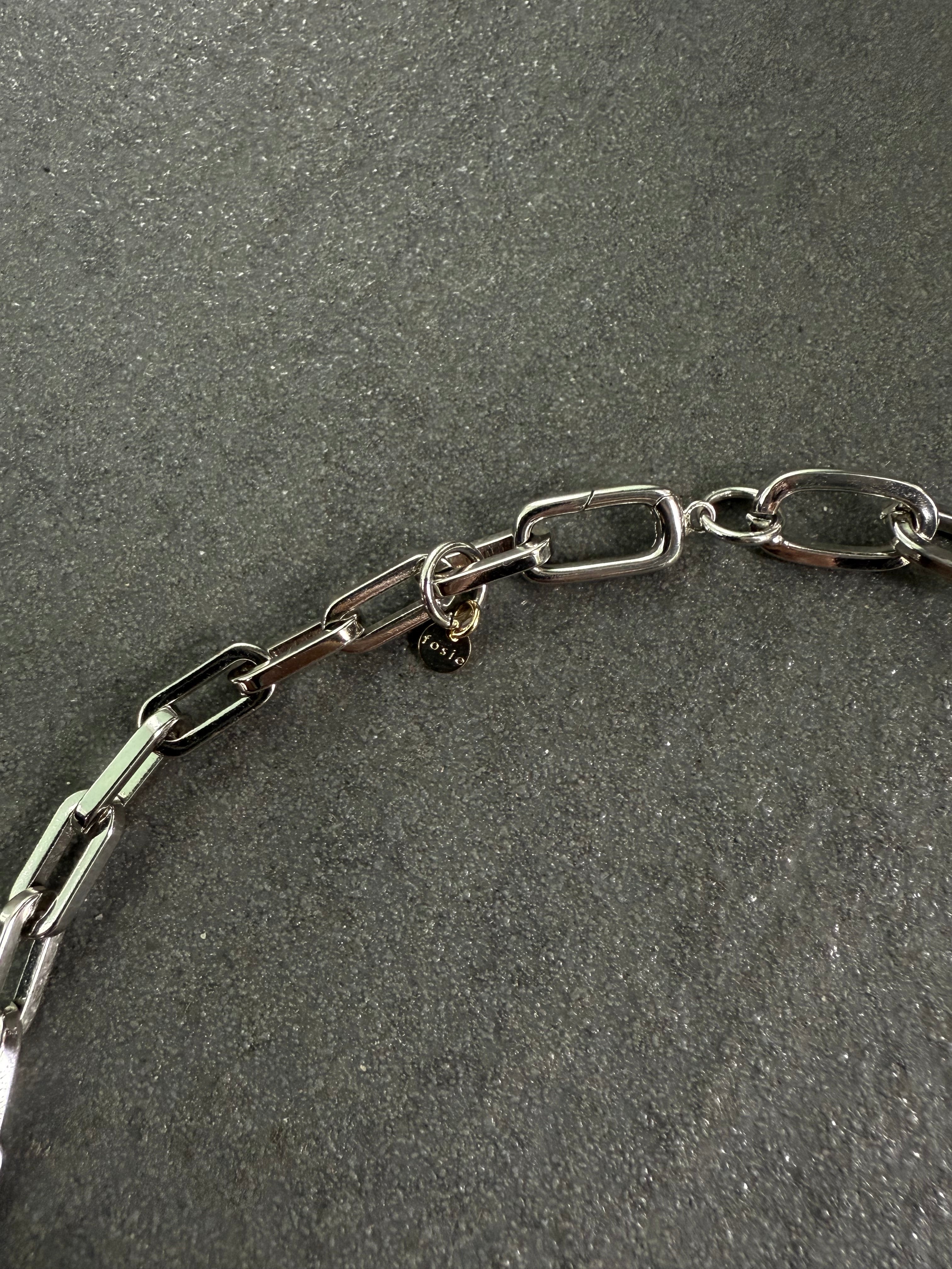 ランダムチェーンネックレス / シルバー – fosie