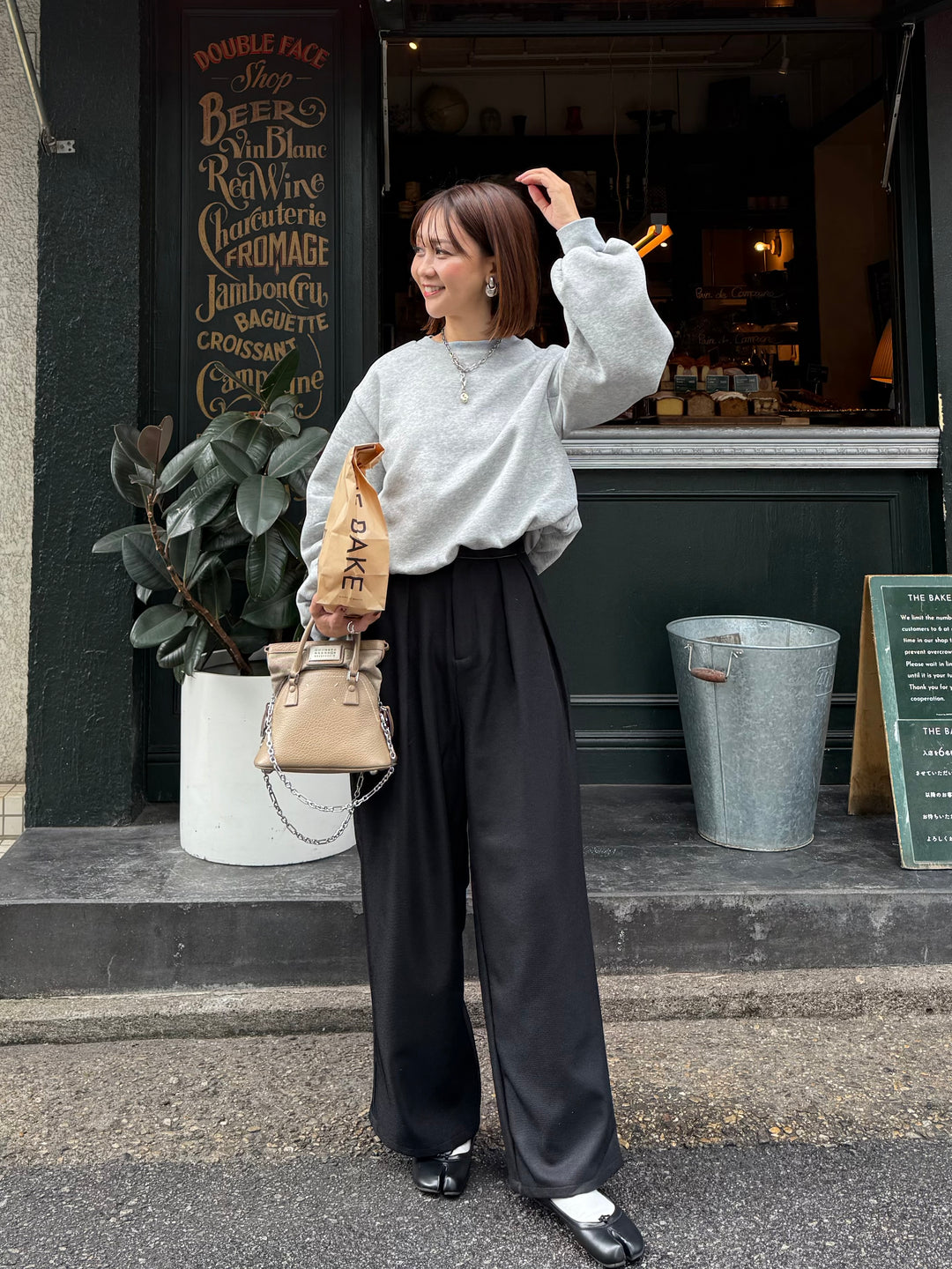 【予約】裏起毛バルーンプルオーバー / グレー(11月下旬発送予定)