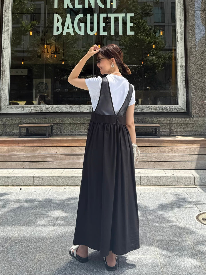 バックメッシュワンピース / ブラック