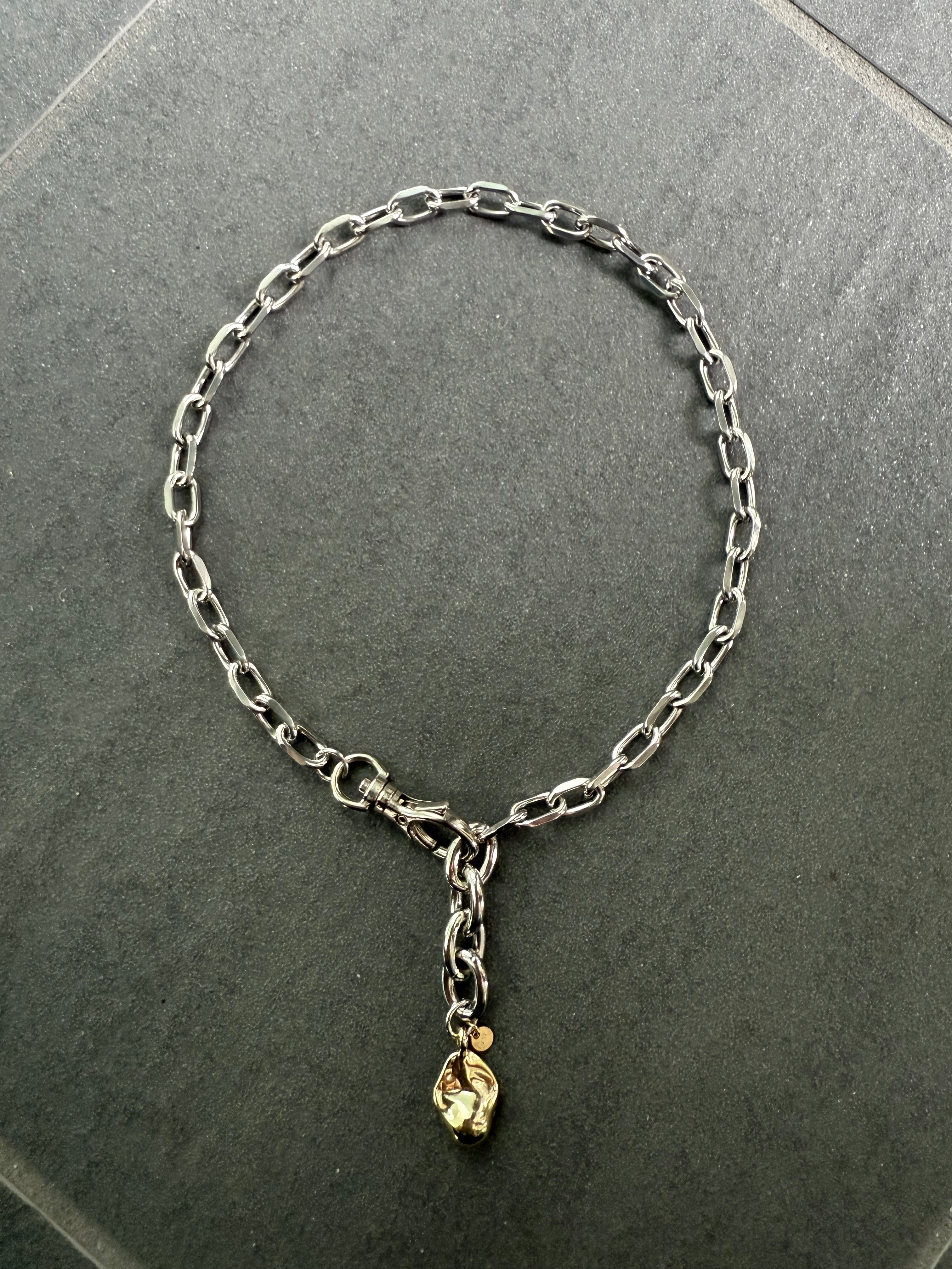 予約】ボリュームチェーンネックレス / シルバー(3月中旬発送予定) – fosie