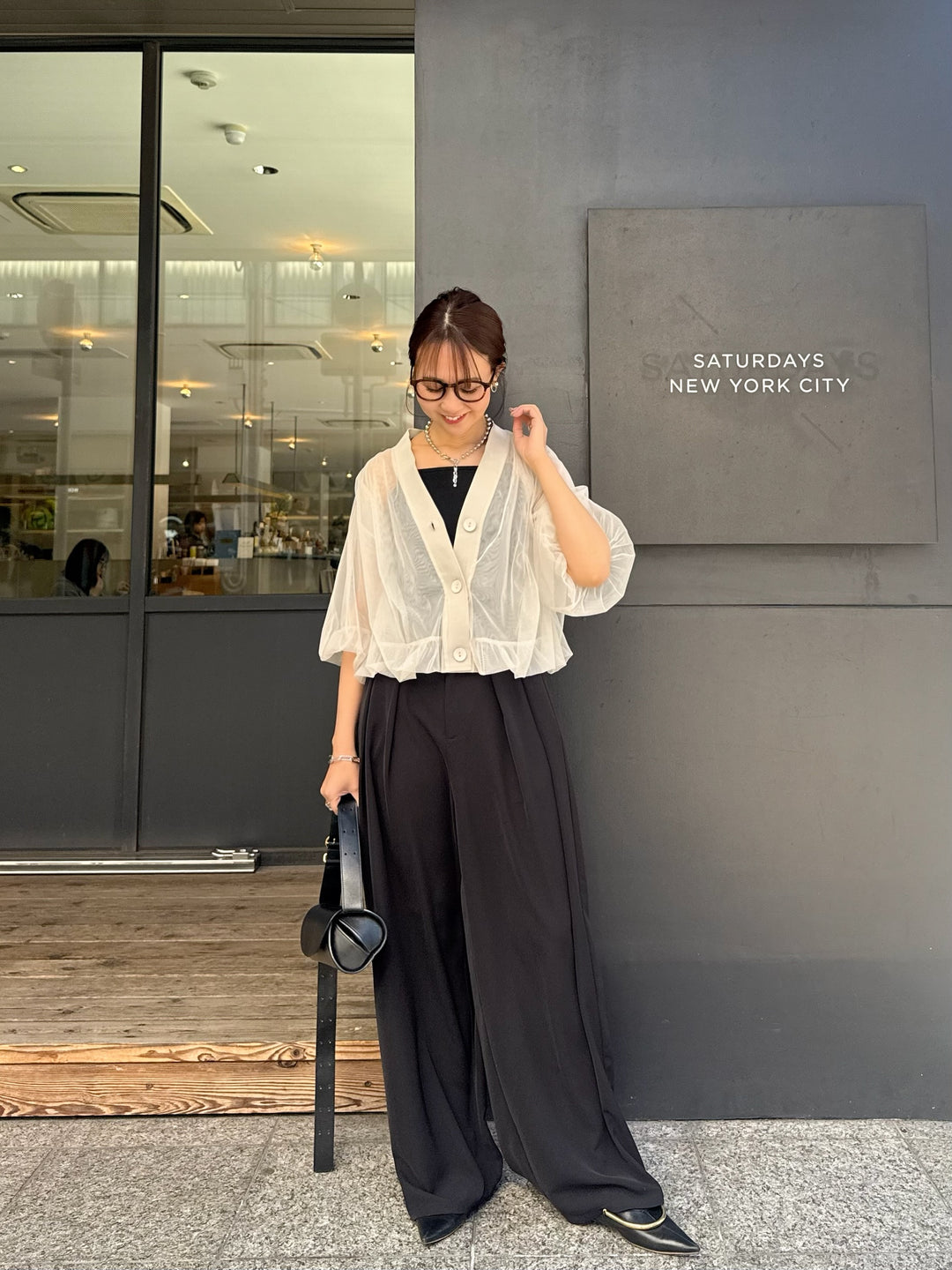 [新作300円OFF] 【予約】チュールシアーカーディガン / ベージュ(4月上旬発送予定)