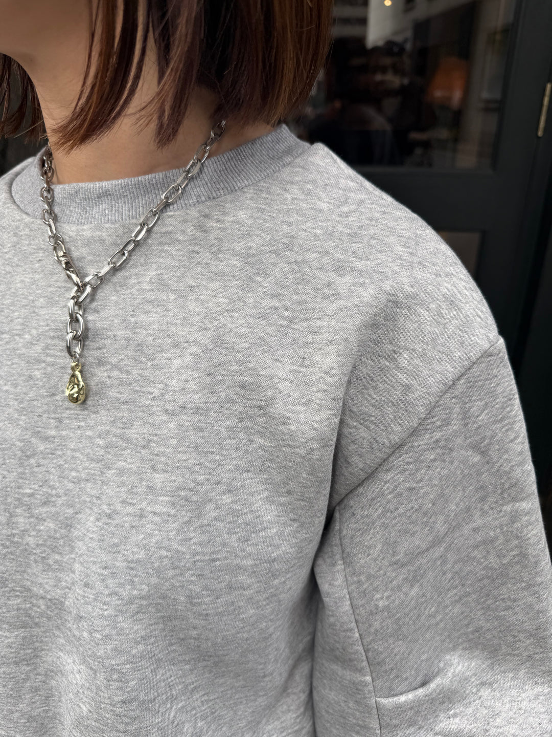 【予約】裏起毛バルーンプルオーバー / グレー(11月下旬発送予定)