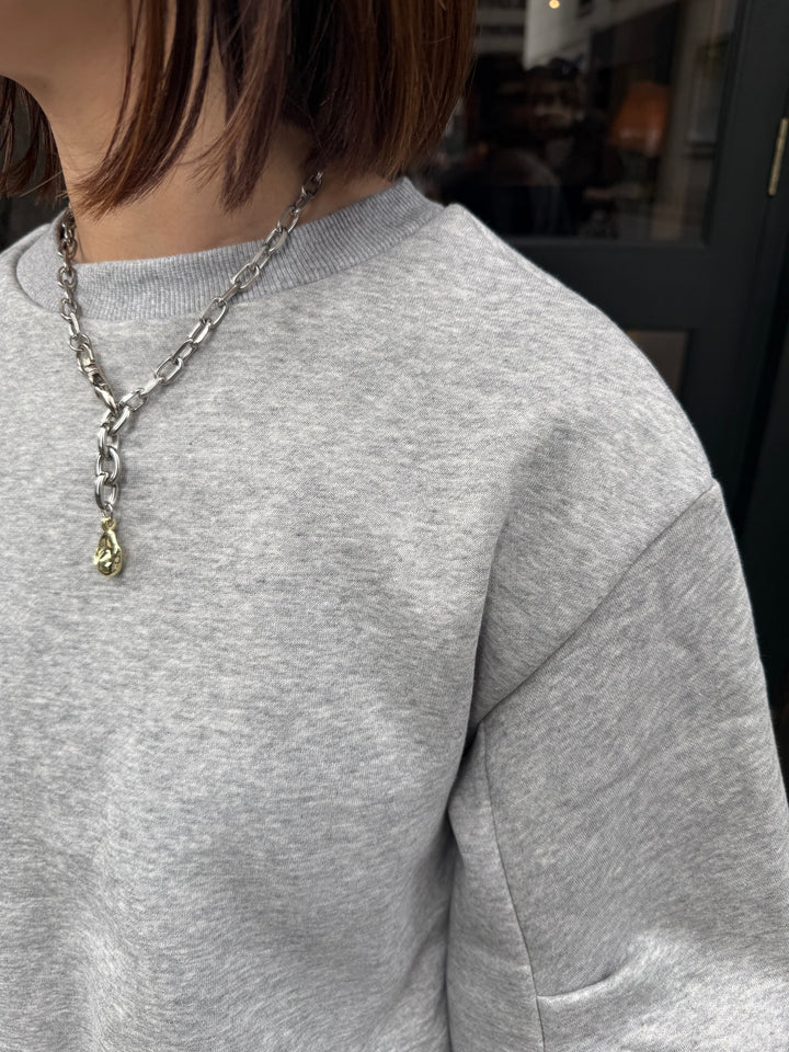 【予約】裏起毛バルーンプルオーバー / グレー(11月下旬発送予定)