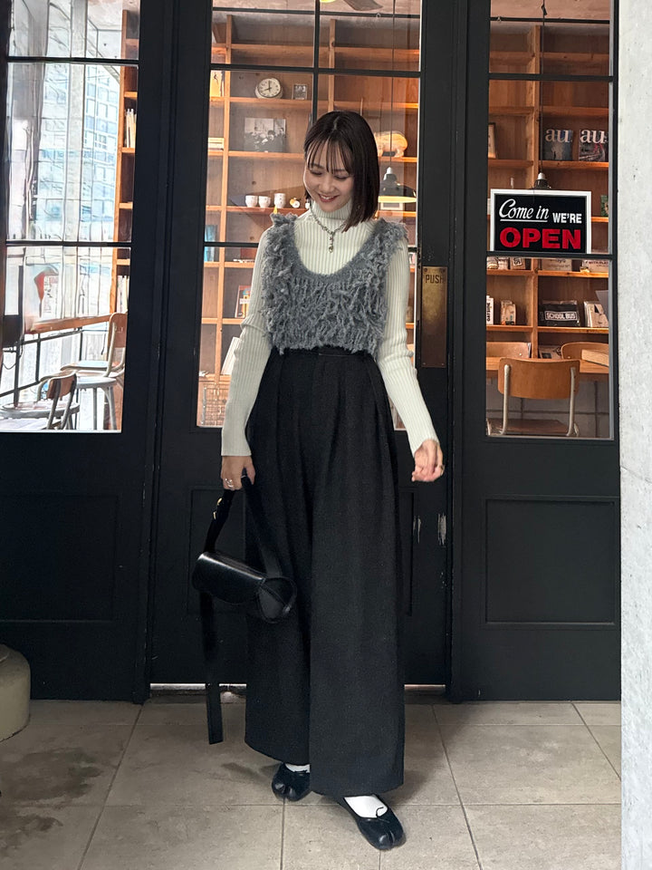 フリンジビスチェ / グレー