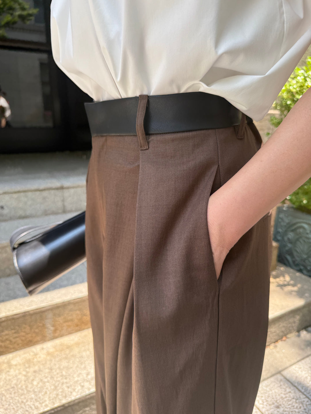 【予約】ツイルタックパンツ / ブラウン(8月下旬発送予定)