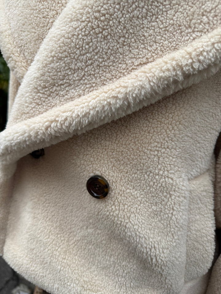 【予約】ボアショートコート / ライトベージュ(12月中旬発送予定)