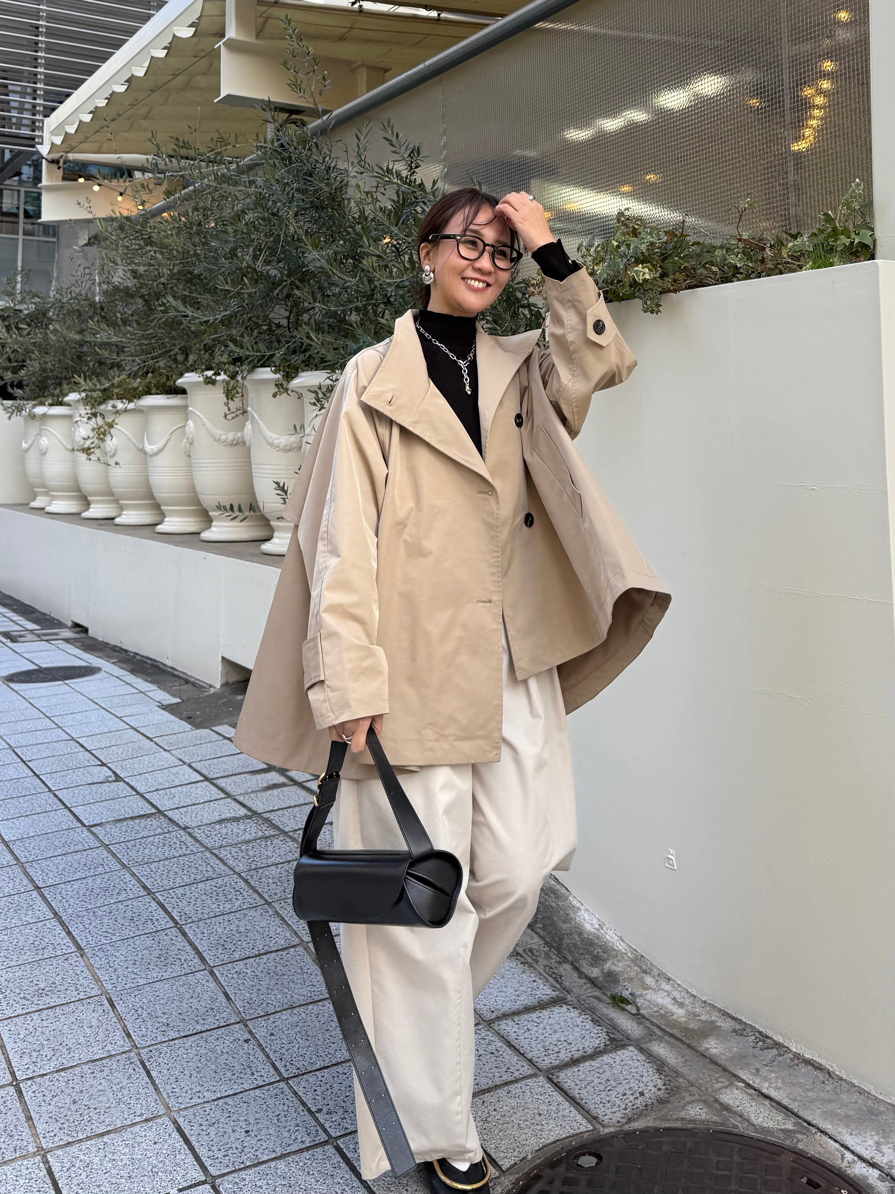 ｆｏｓiｅ　2点SET ウールライクビスチェ ウールライクタックワイドパンツ fosie 2点SET ウールライクビスチェ ウールライクタックワイド