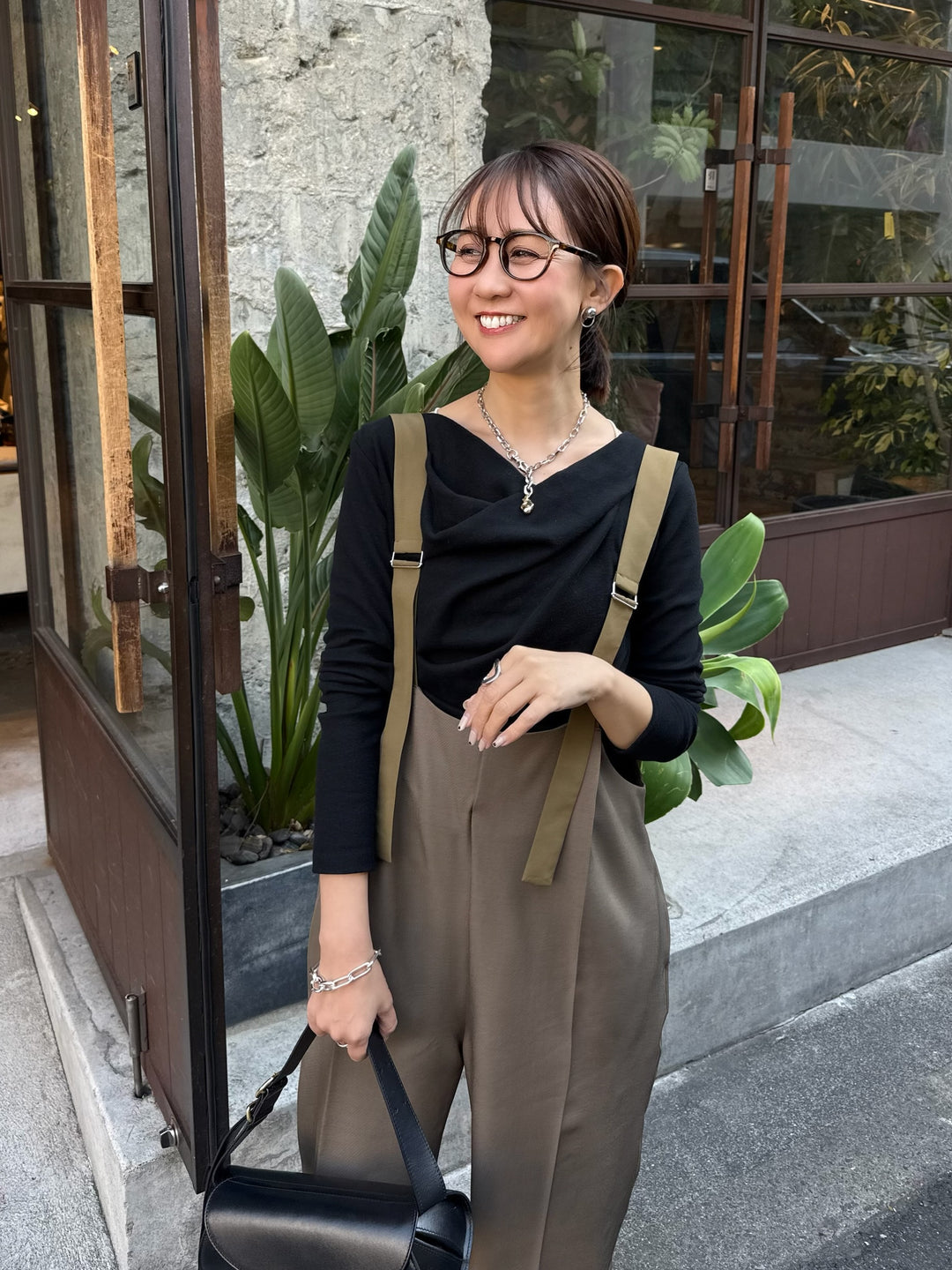 【予約】ツイルサロペット / カーキブラウン(5月下旬発送予定)