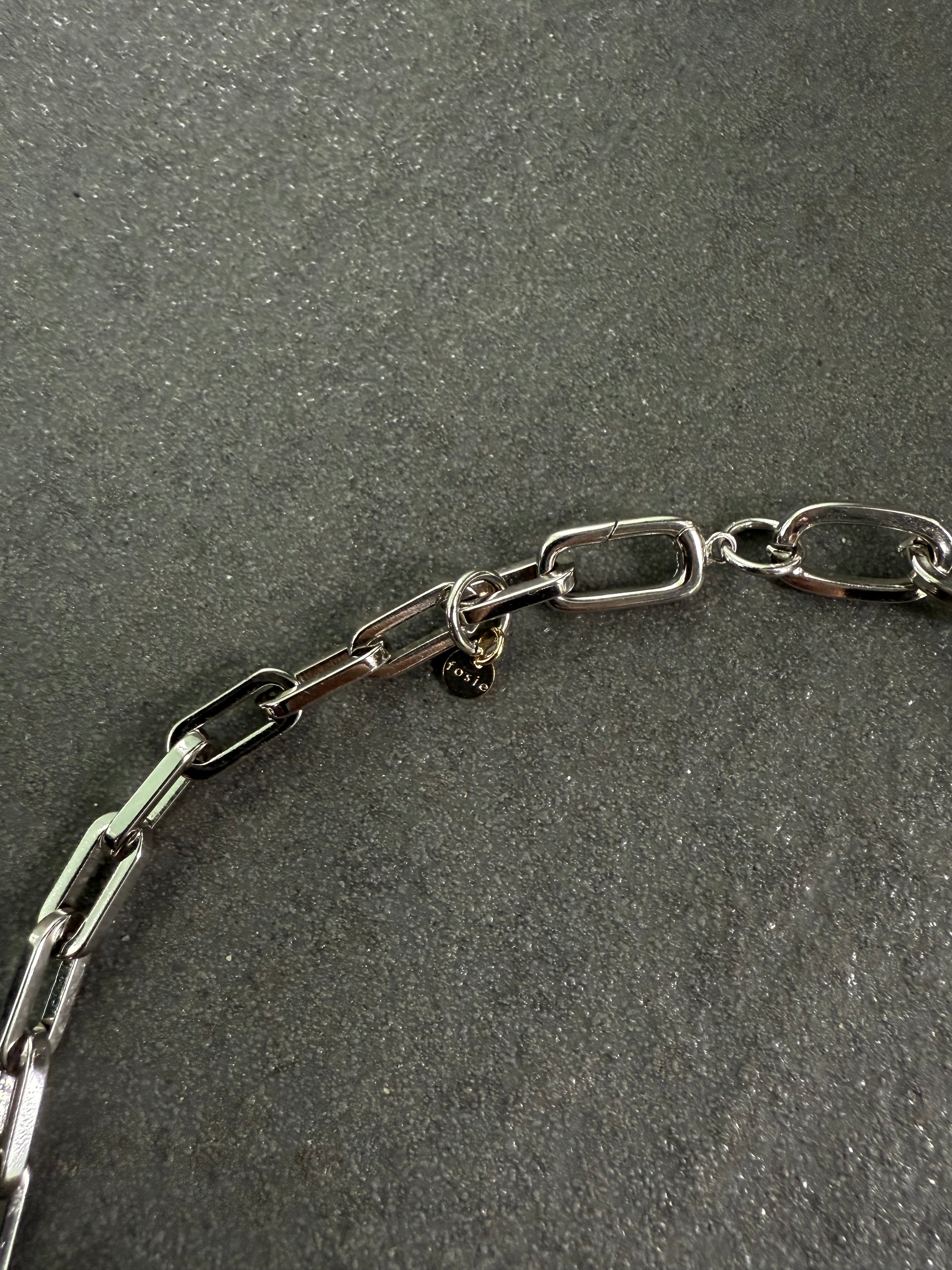 ランダムチェーンネックレス / シルバー – fosie