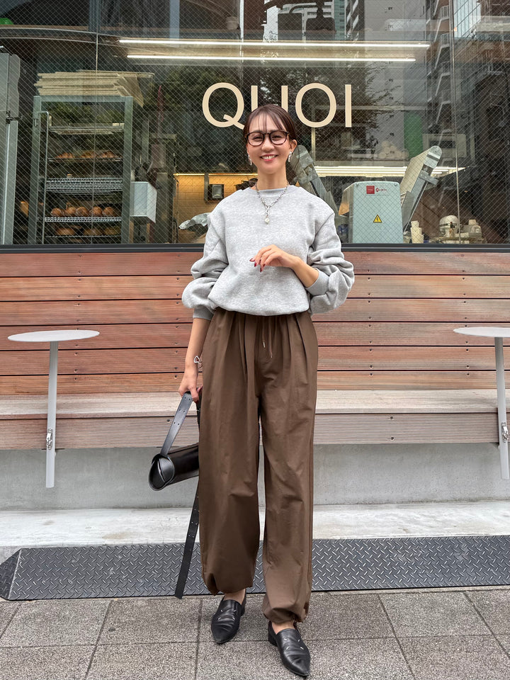 【予約】裏起毛バルーンプルオーバー / グレー(11月下旬発送予定)