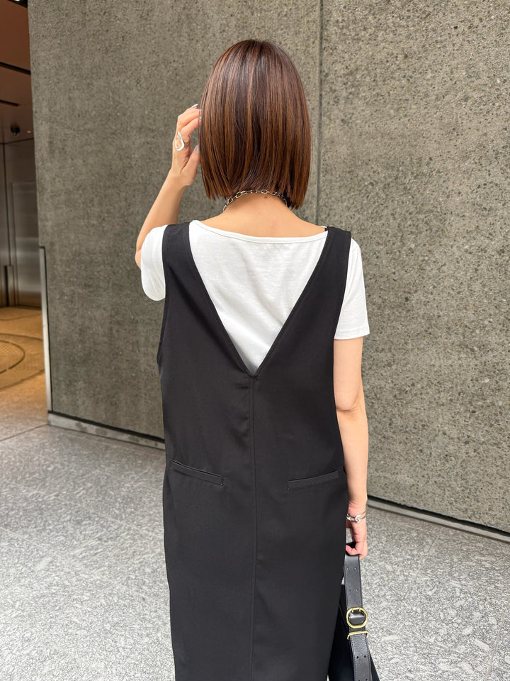 ドレープ半袖Tシャツ / オフホワイト