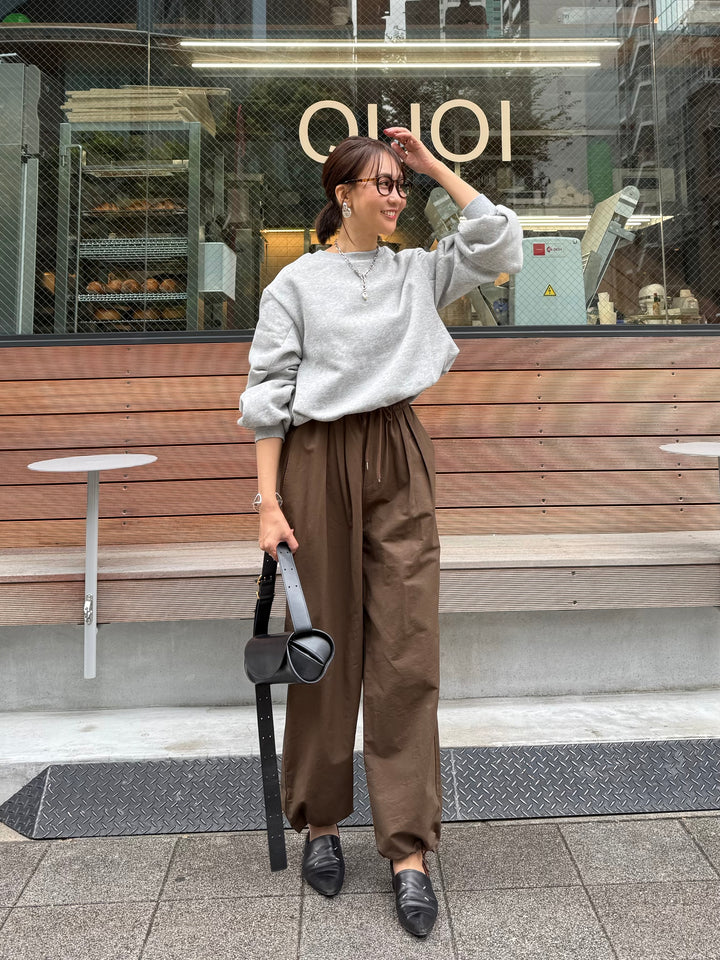 【予約】裏起毛バルーンプルオーバー / グレー(11月下旬発送予定)