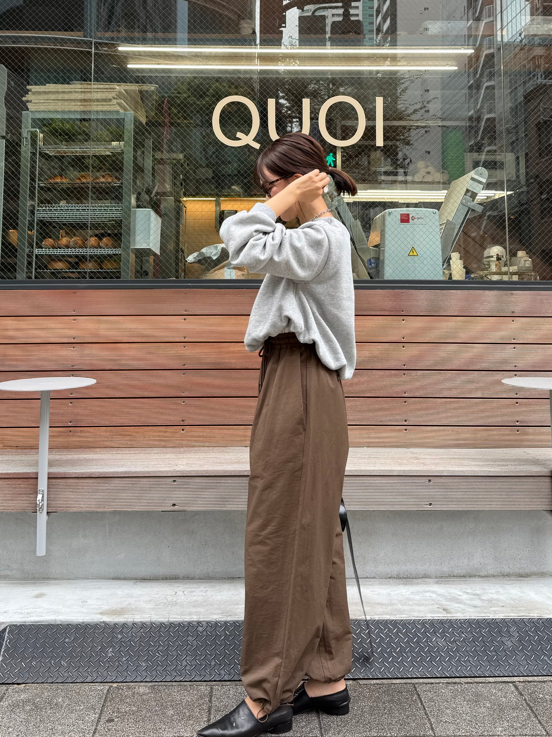 【予約】裏起毛バルーンプルオーバー / グレー(11月下旬発送予定)