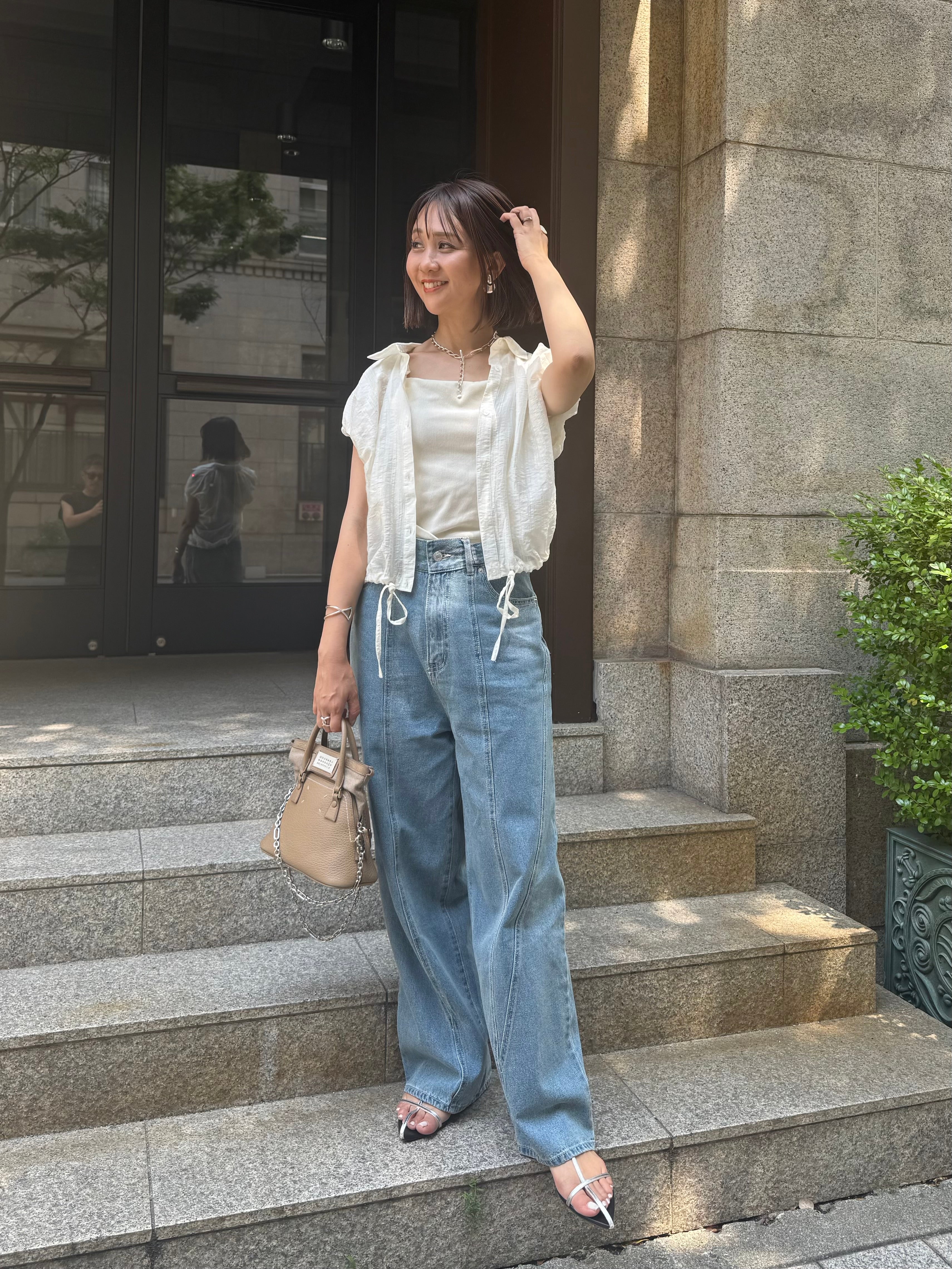 ❤︎次回発送7.9❤︎ 予約】切替えストレートデニムパンツ / ブルー(1月下旬発送予定) – fosie