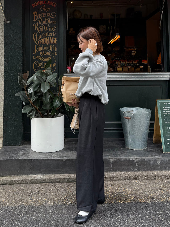 【予約】裏起毛バルーンプルオーバー / グレー(11月下旬発送予定)