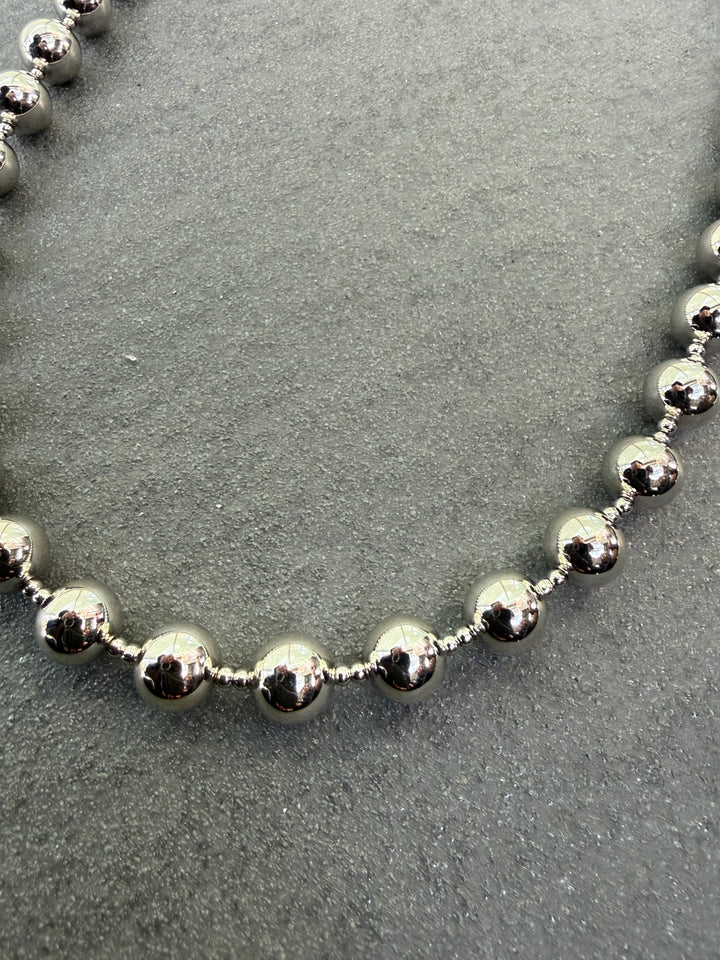 [新作300円OFF]【予約】ボールネックレス / シルバー(4月上旬発送予定)