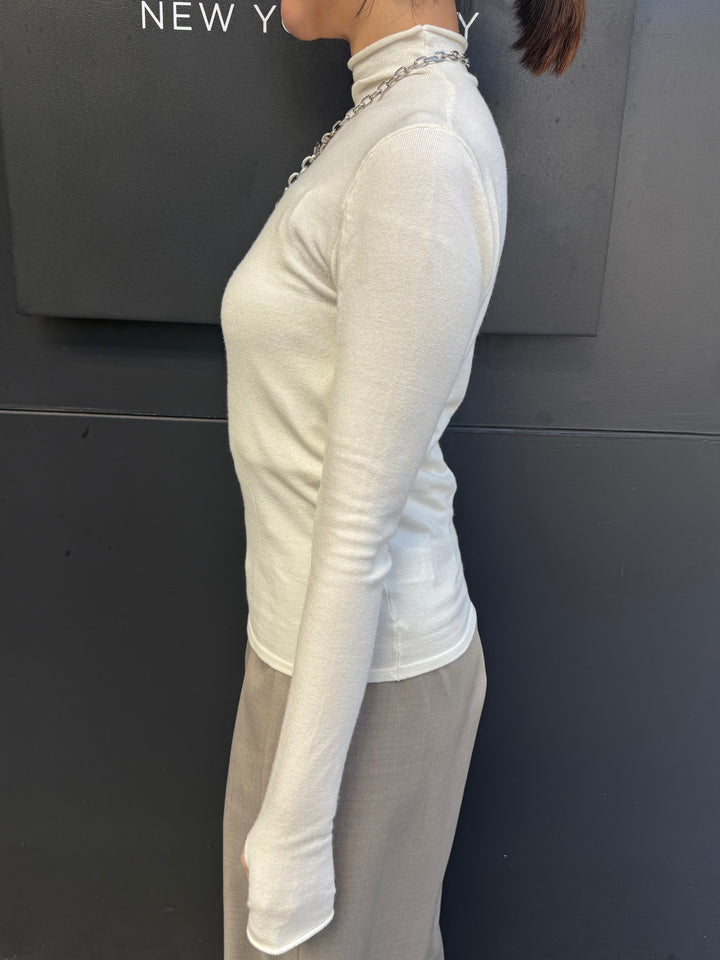 フィンガーホールタートル / オフホワイト