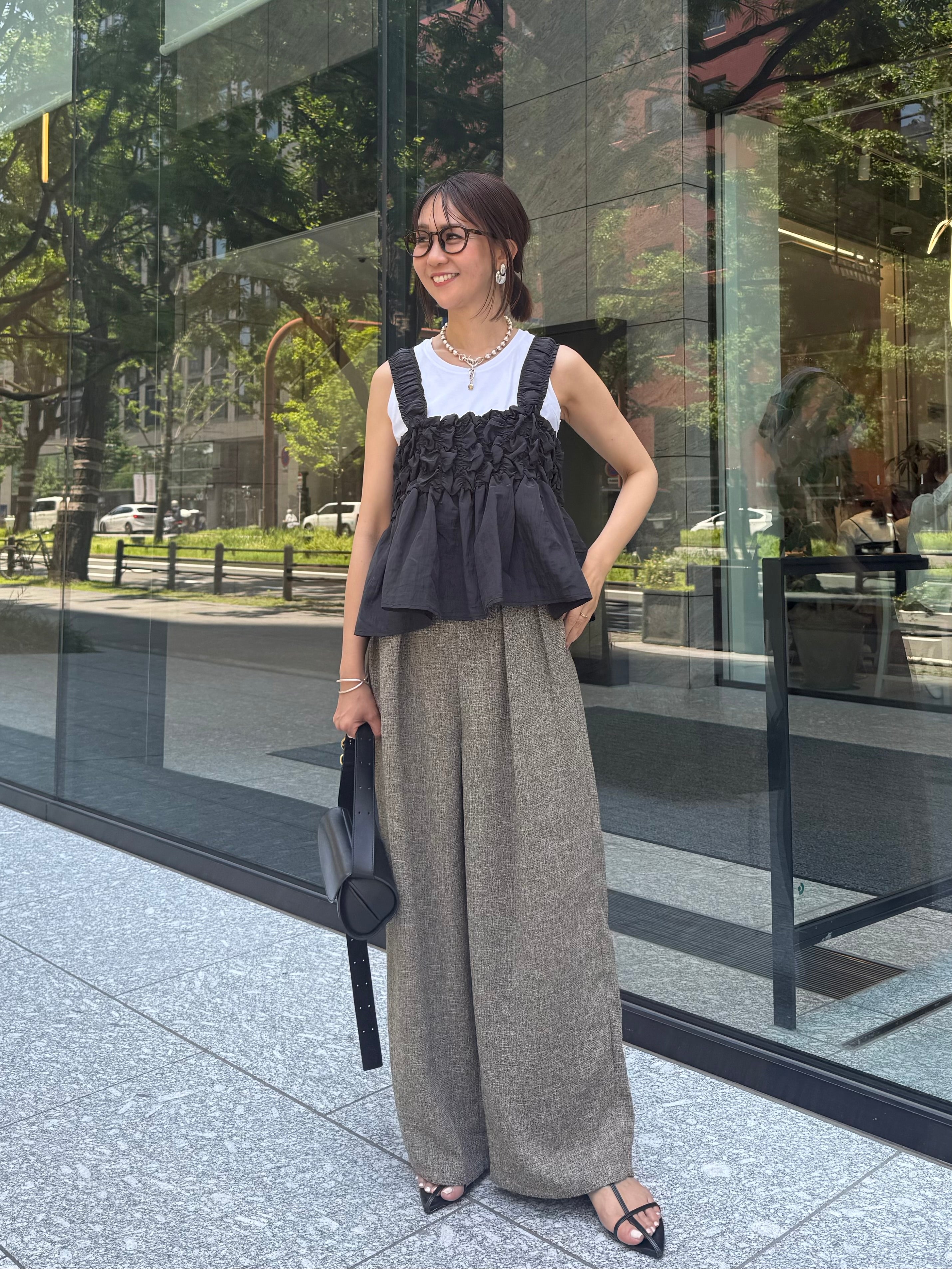 foufou / フーフー | 2023SS | cotton flap vest ベスト | ブラック | レディース bag / shoes – THE MUSEUM foufou