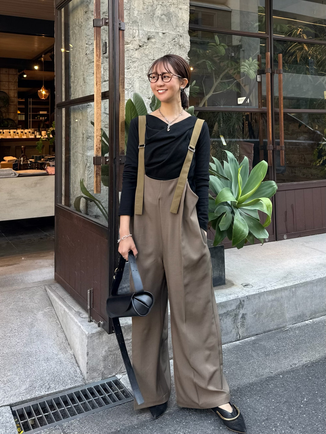 【予約】ツイルサロペット / カーキブラウン(5月下旬発送予定)