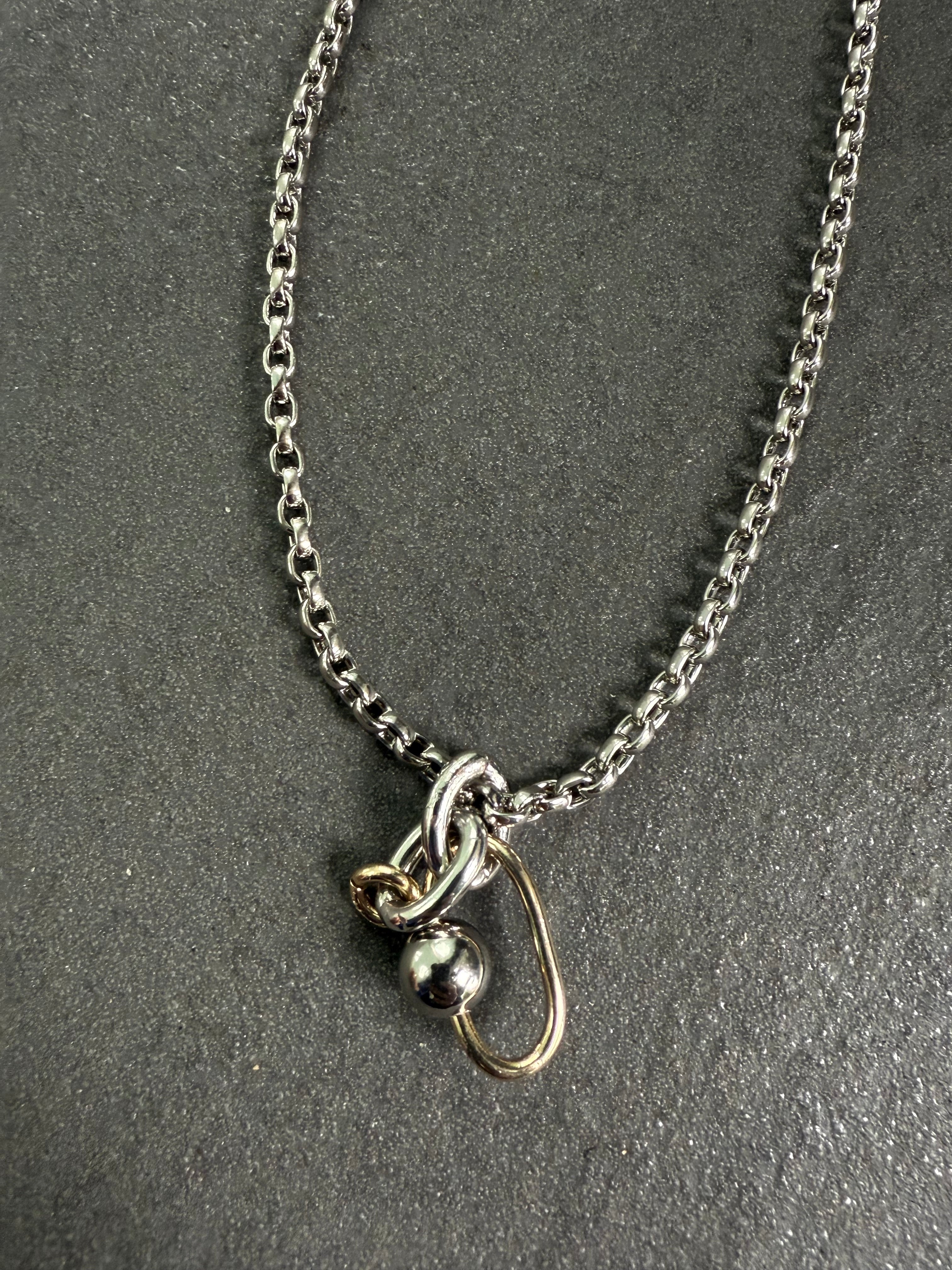 予約】リングロングネックレス / シルバー (11月下旬発送予定) – fosie