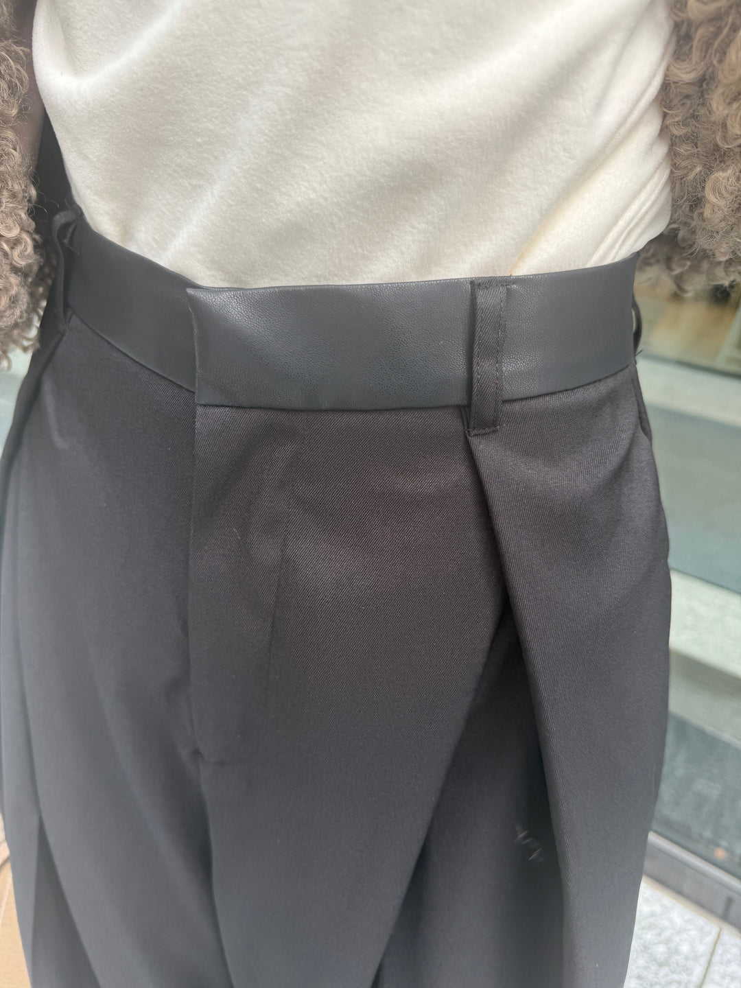 ツイルタックパンツ / ブラック