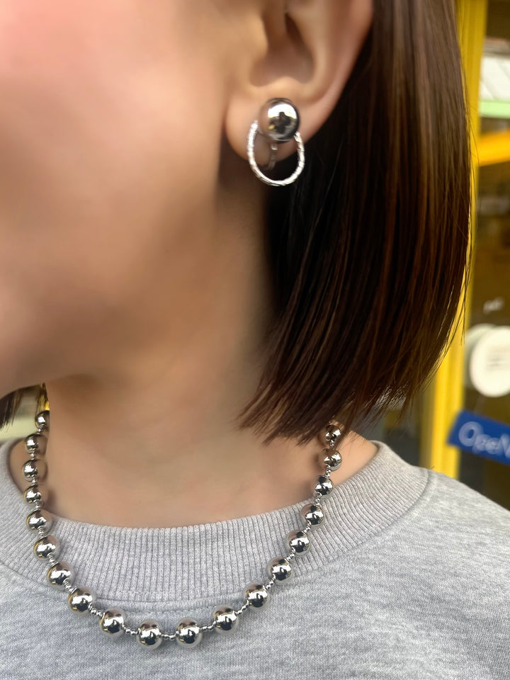 [新作300円OFF] 【予約】ボールピアス・イヤリング  / シルバー(4月上旬発送予定)