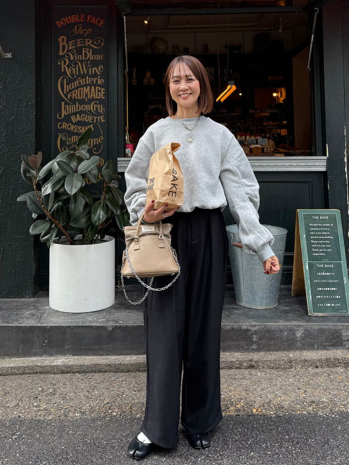 【予約】裏起毛バルーンプルオーバー / グレー(11月下旬発送予定)