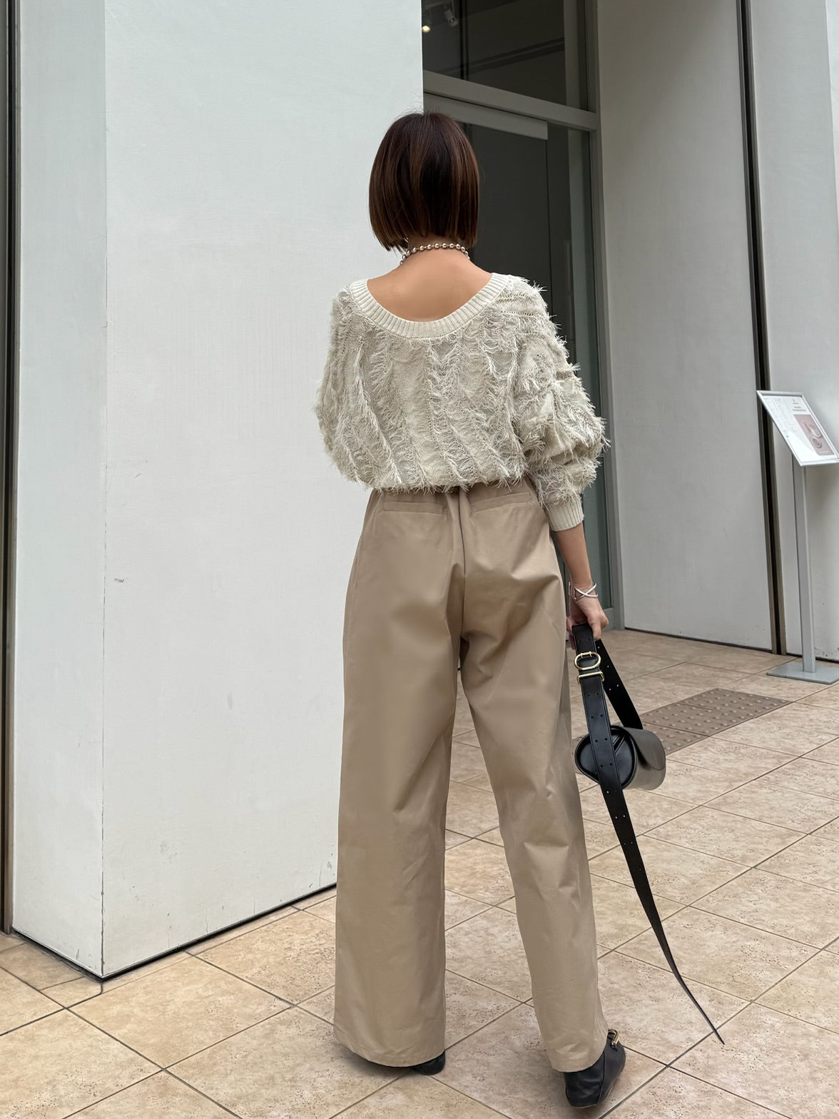 FOXEYベージュ ワイドパンツ imgrc0159725548.jpg