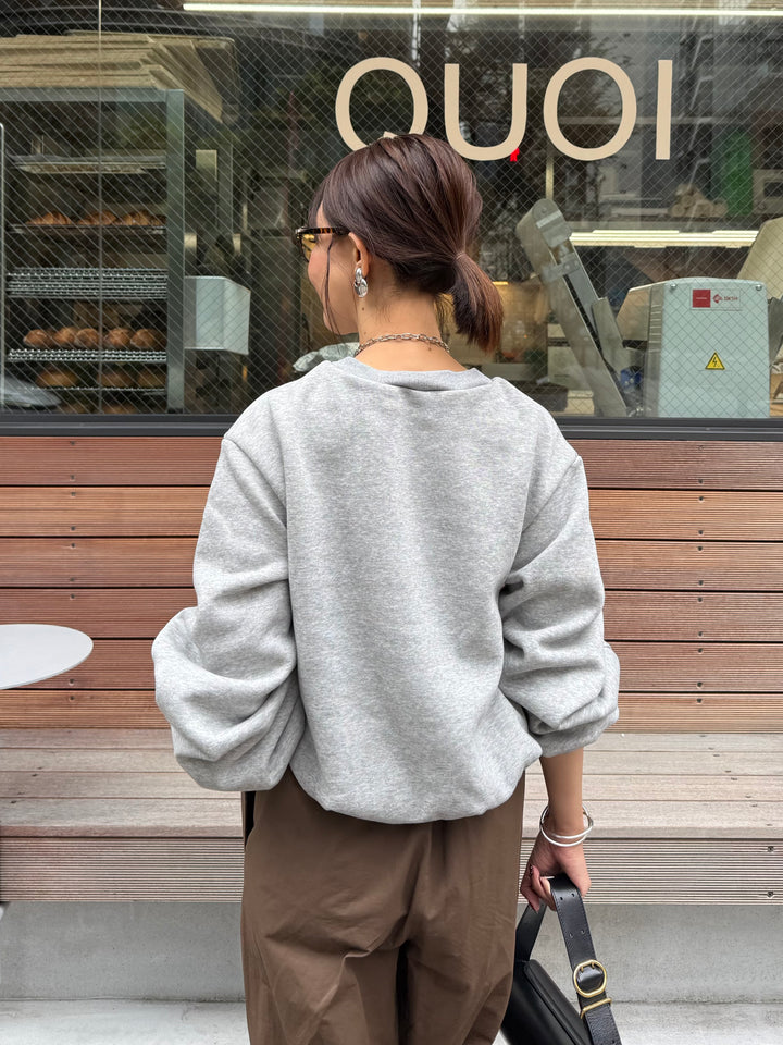 【予約】裏起毛バルーンプルオーバー / グレー(11月下旬発送予定)