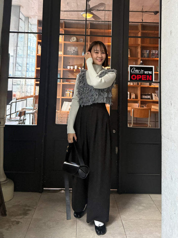 フリンジビスチェ / グレー