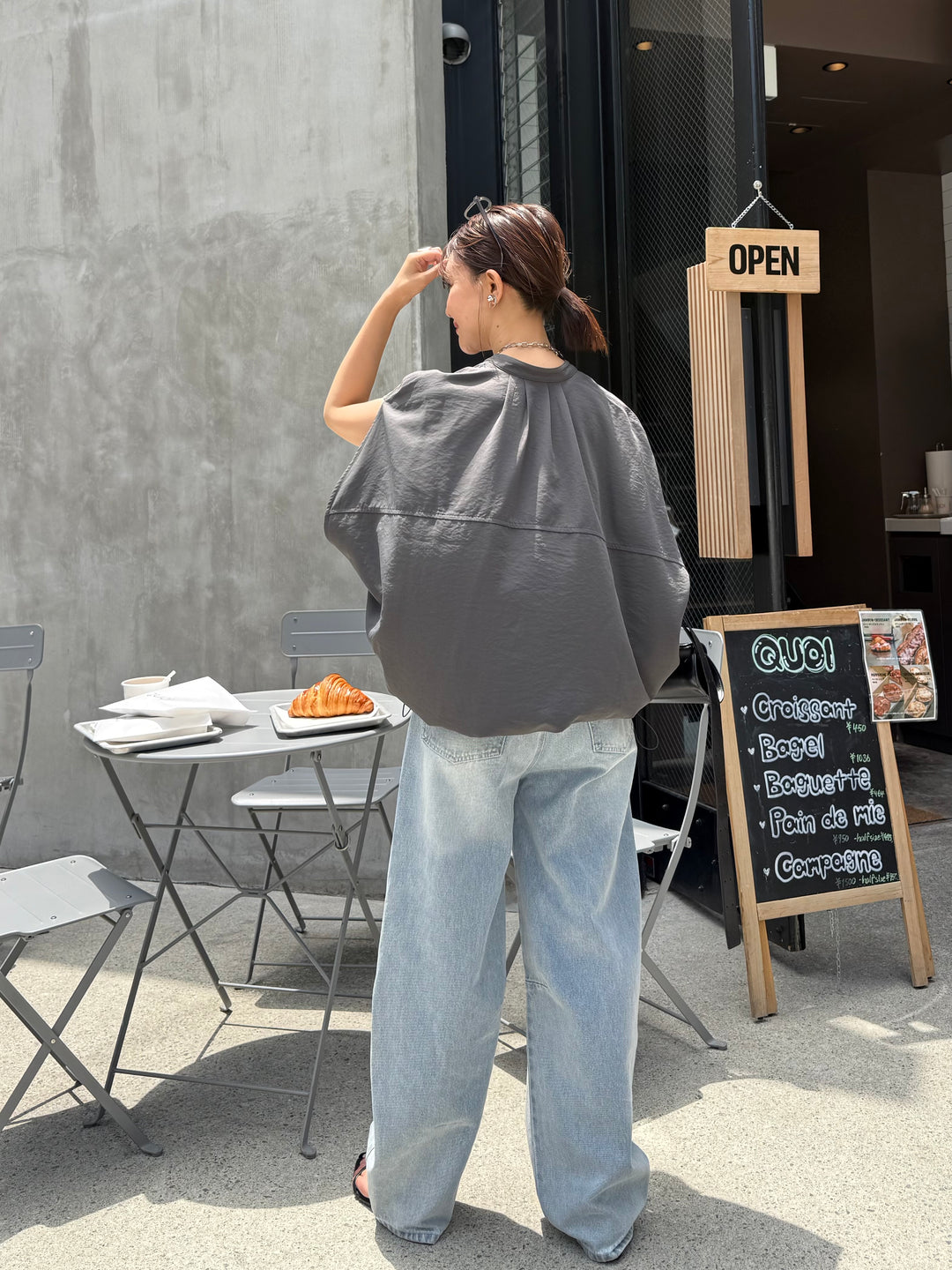 [新作300円OFF] シャツベスト / チャコール