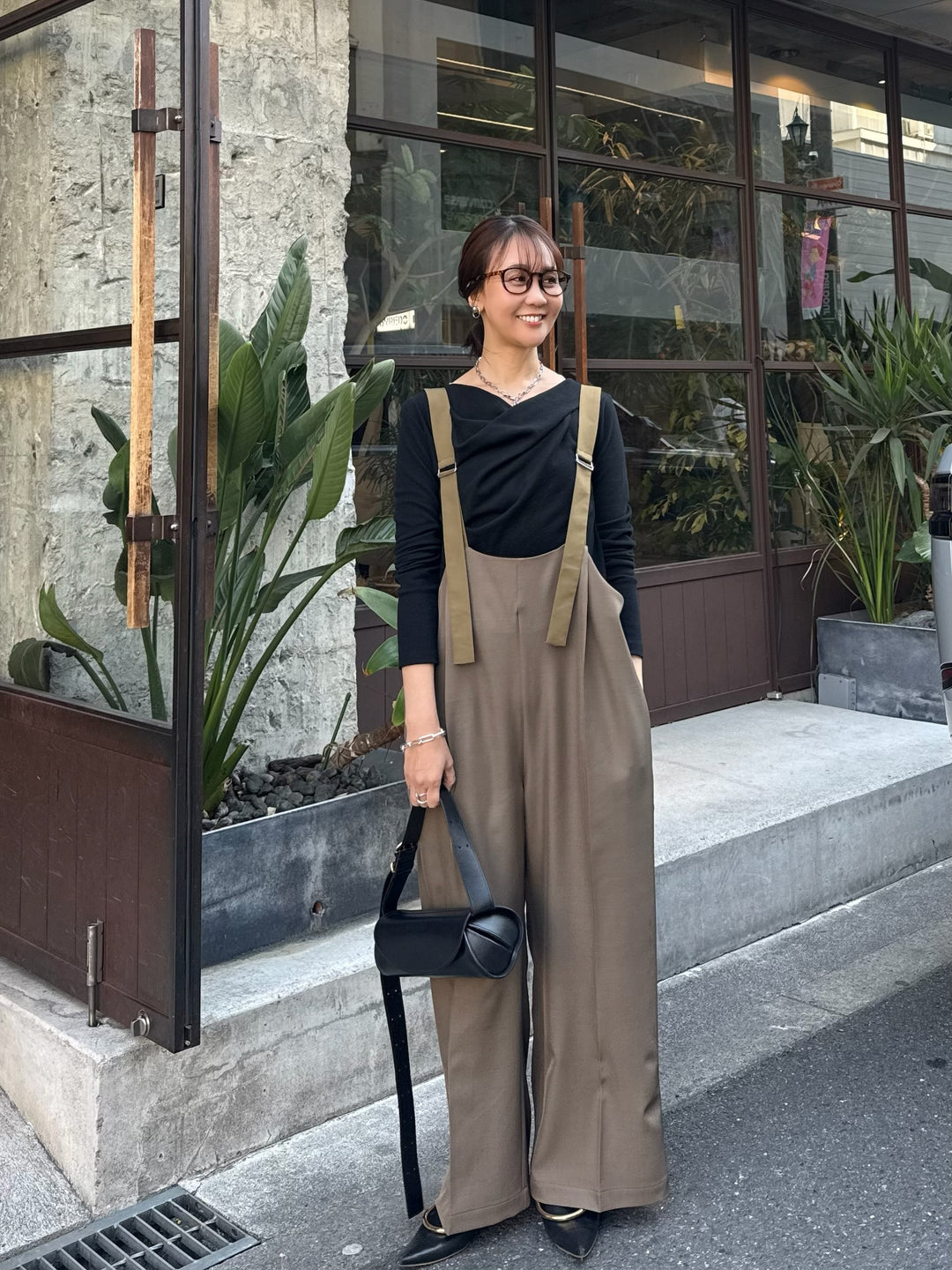 【予約】ツイルサロペット / カーキブラウン(5月下旬発送予定)