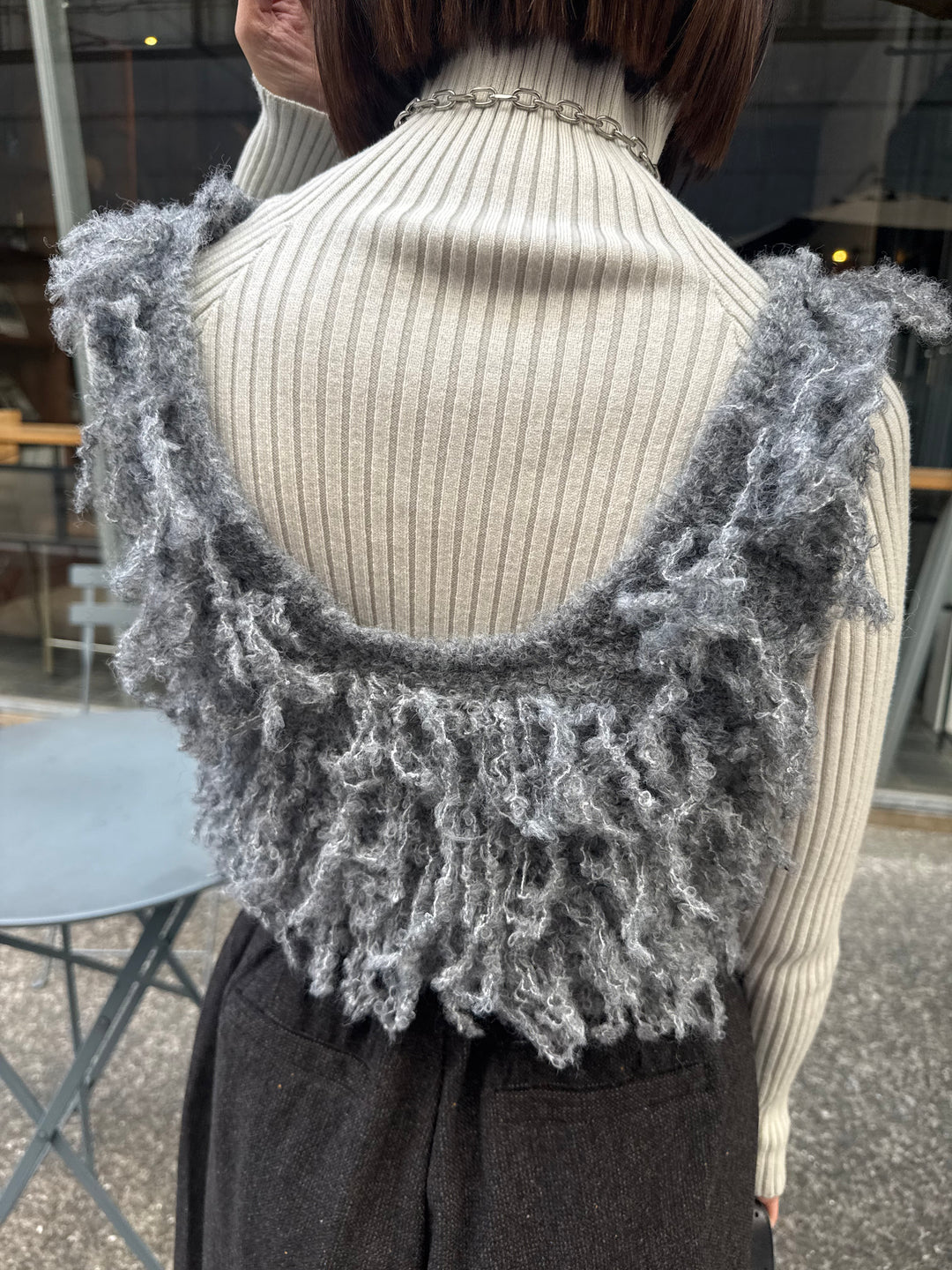 フリンジビスチェ / グレー