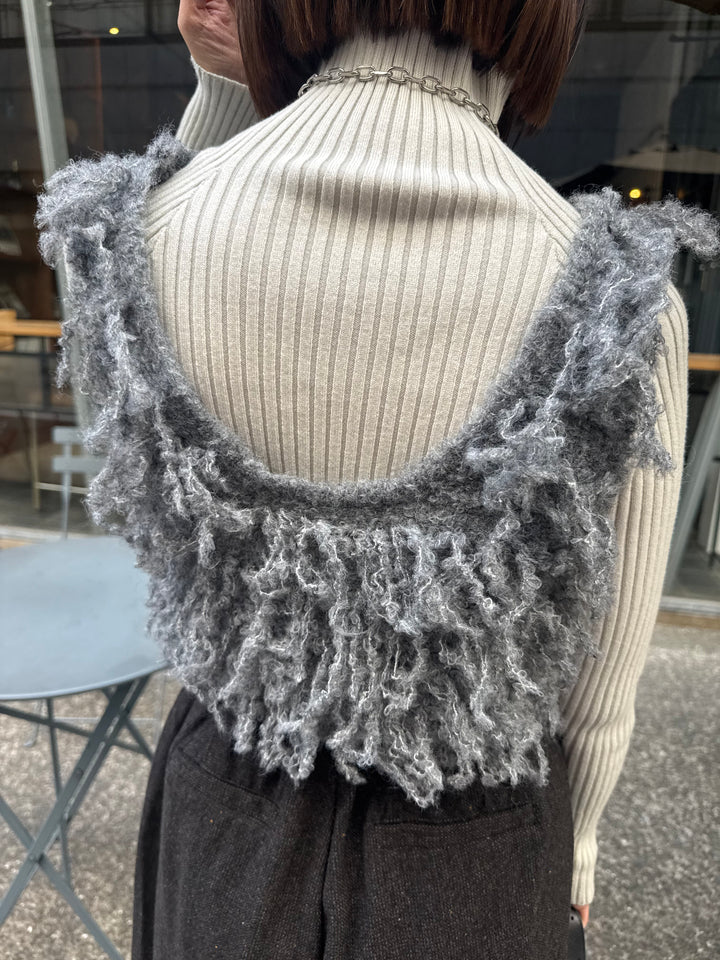 フリンジビスチェ / グレー