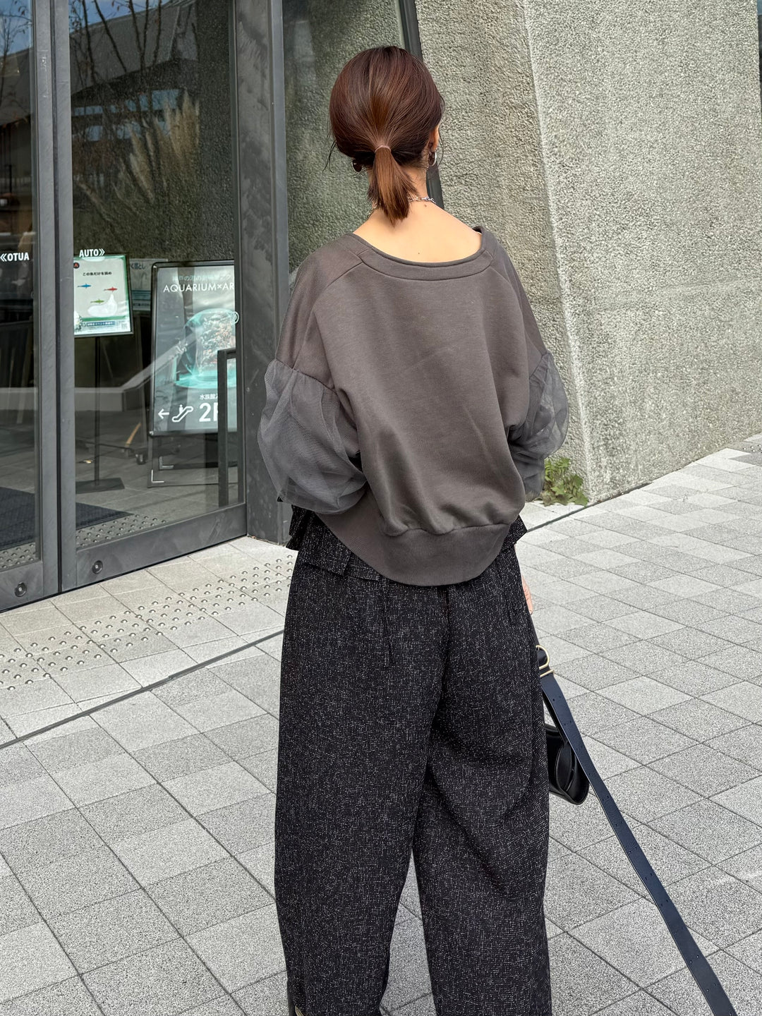 【予約】サマーツイードプリーツキャミ / ブラック(2月中旬頃発送予定)