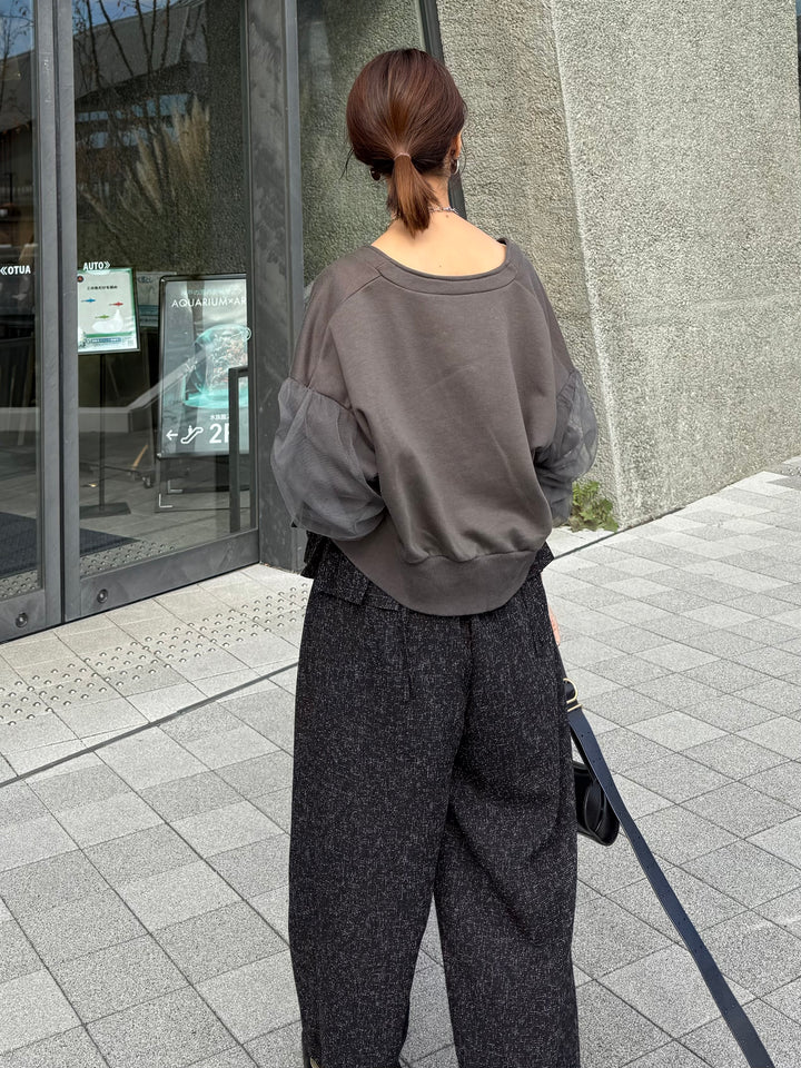 【予約】サマーツイードプリーツキャミ / ブラック(2月中旬頃発送予定)