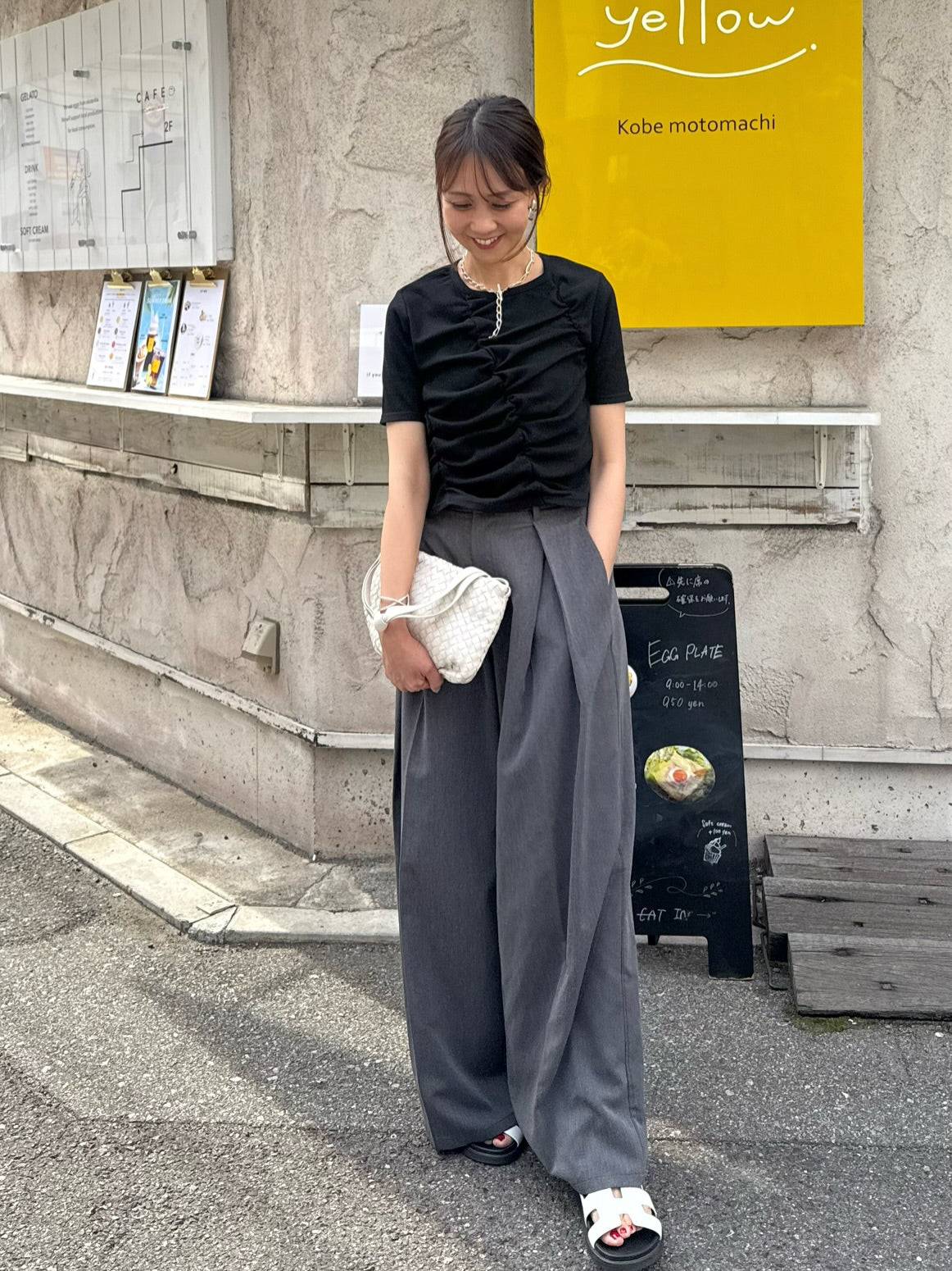 値下げ EATS PLEATS 黒 パンツ サイズ3