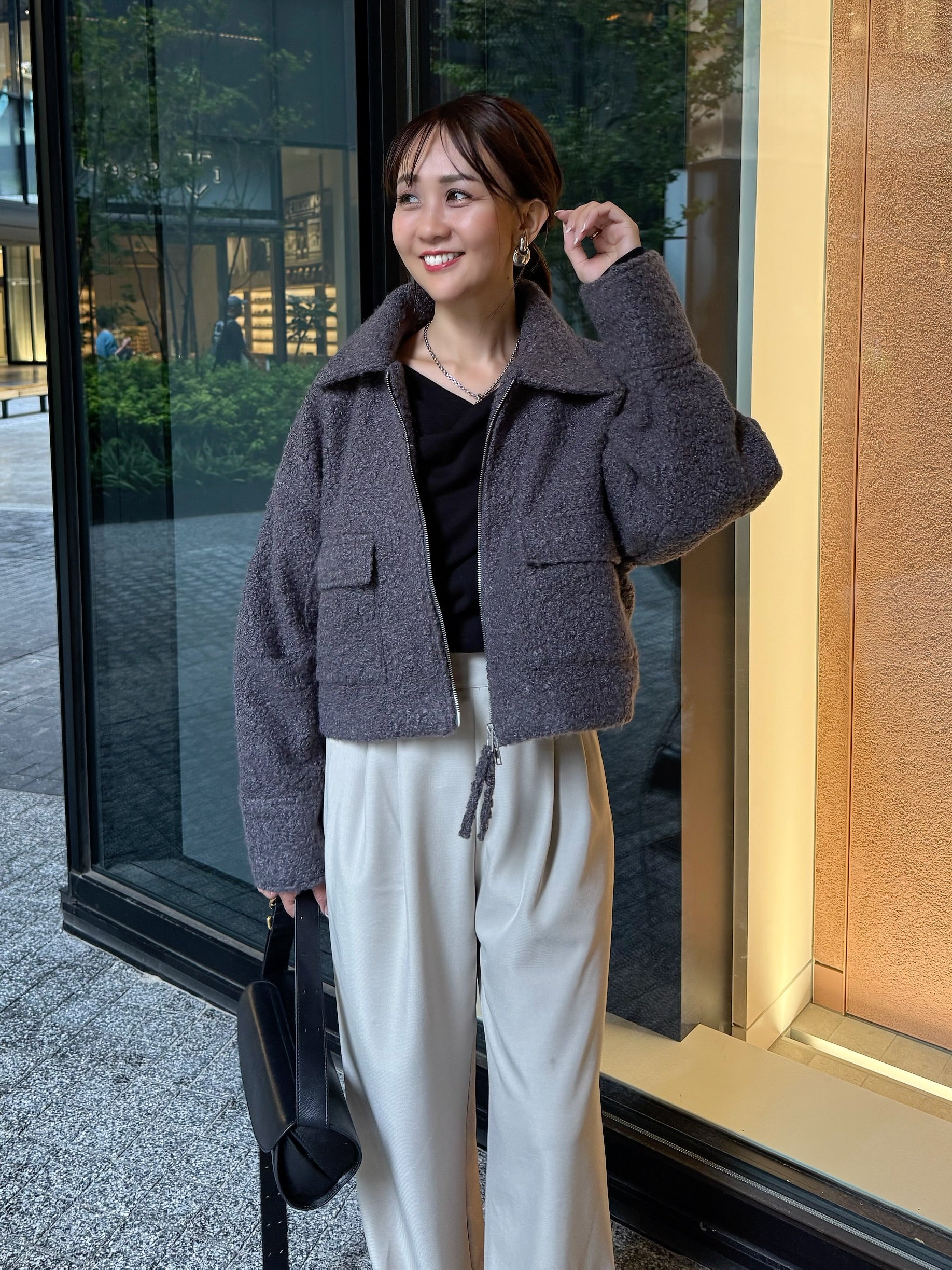 FOSSI コート サイズ40 FOSSI コート サイズ40 フォッシィ（FOSSI）レディース ノーカラー