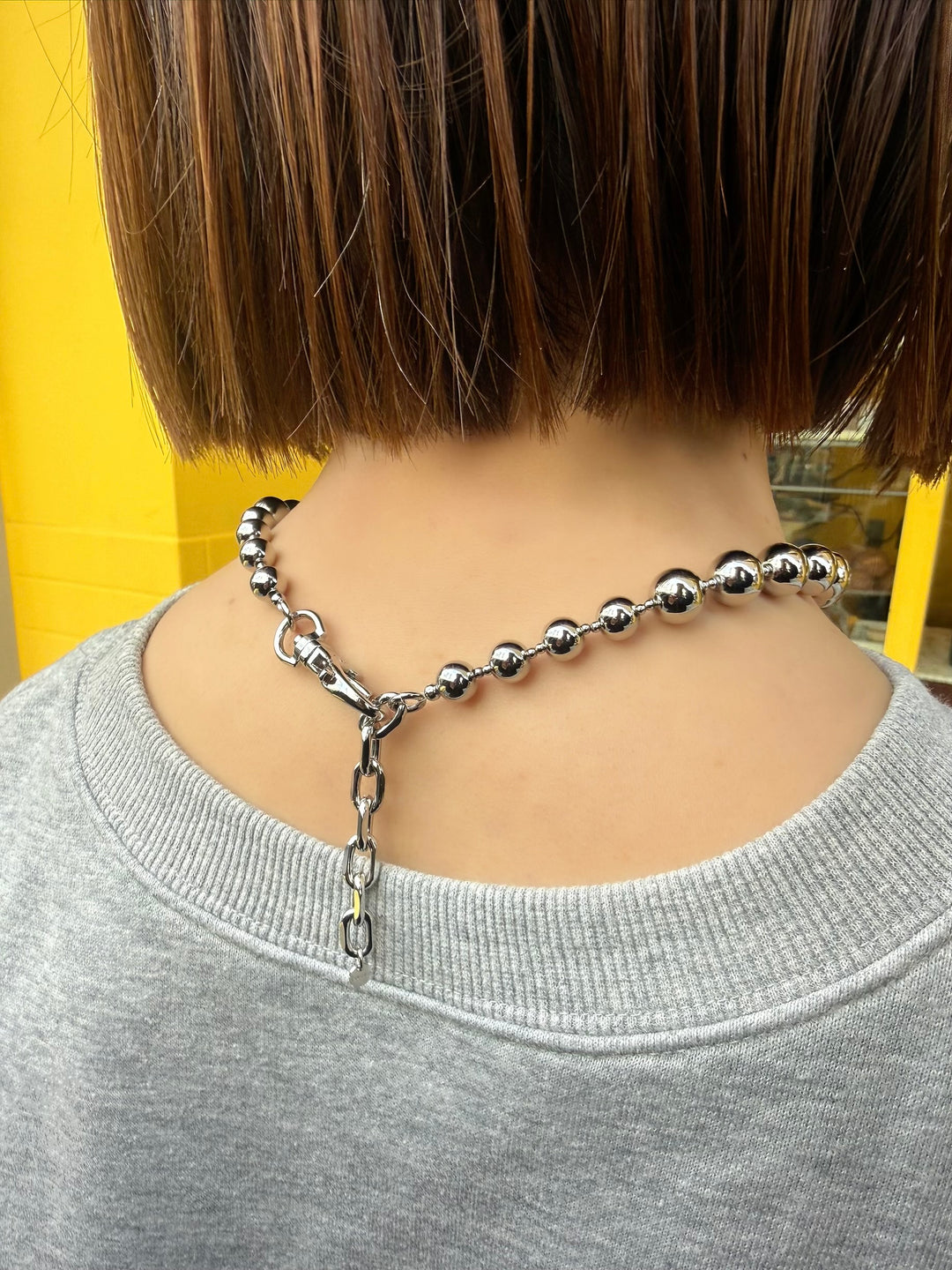 [新作300円OFF]【予約】ボールネックレス / シルバー(4月上旬発送予定)