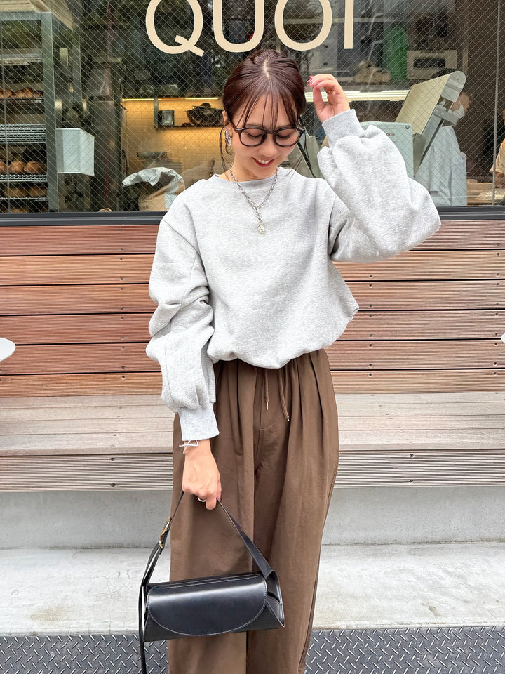 【予約】裏起毛バルーンプルオーバー / グレー(11月下旬発送予定)